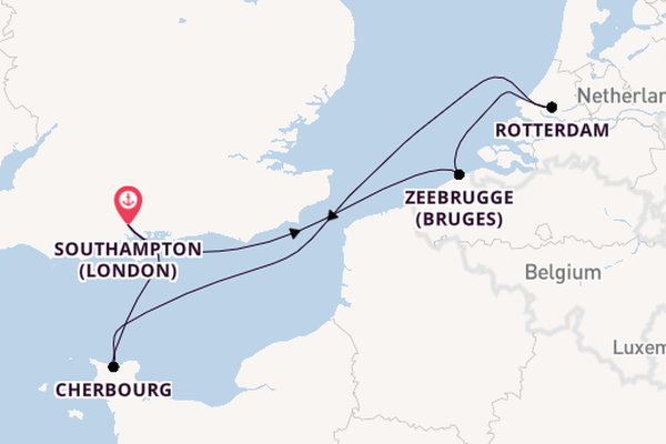 British Isles from Southampton, England with the MSC Virtuosa