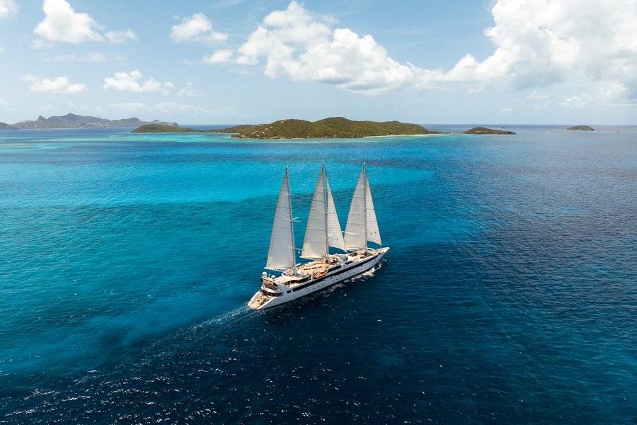 Westelijke Middellandse Zee vanaf Dubrovnik, Kroatië met de Le Ponant