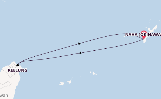 East Asia from Naha (Okinawa), Japan with the Costa Serena