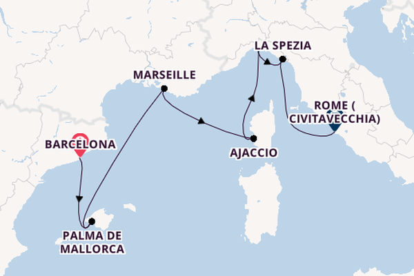 Luxury Spain, France & Italy with Barcelona Stay