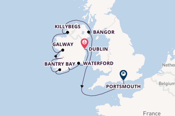 Cruising with the Azamara Quest to Portsmouth from Dublin