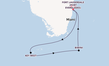 Karibik ab Fort Lauderdale (Port Everglades), USA auf der Celebrity Reflection