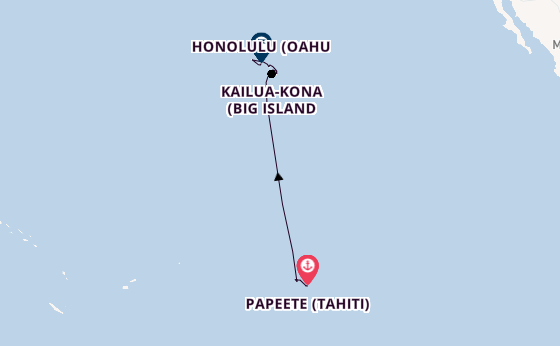 Polynesien ab Papeete (Tahiti), Französisch-Polynesien auf der Norwegian Spirit