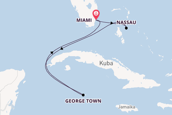 Karibik ab Miami auf der Freedom of the Seas