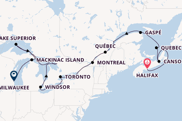 Nordamerika ab Halifax, Kanada auf der HANSEATIC inspiration