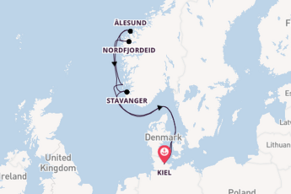 Cruise met AIDA Cruises naar het avontuurlijke Kiel