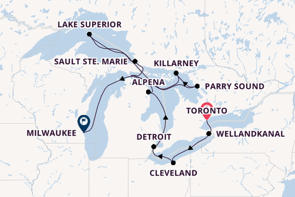 Nordamerika ab Toronto, Kanada auf der HANSEATIC inspiration