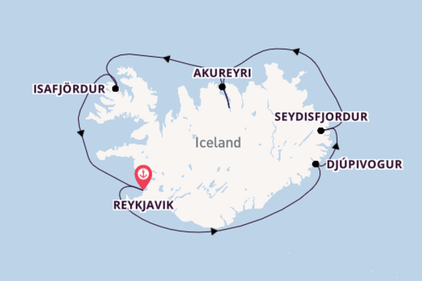 Arctic From Reykjavik with the Celebrity Silhouette