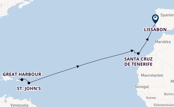 Karibik ab San Juan, Puerto Rico auf der Silver Shadow