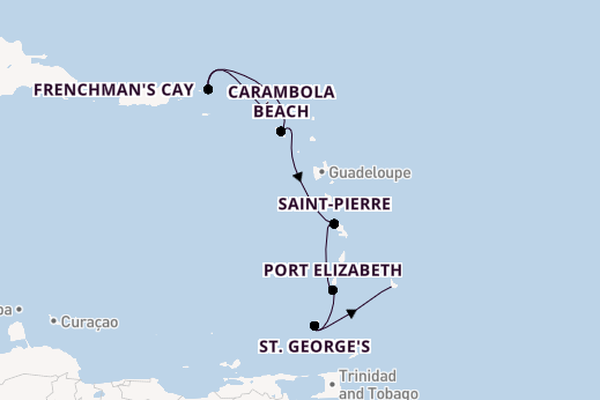 Caribbean from Philipsburg, St. Maarten, Netherlands Antilles with the Seabourn Ovation 