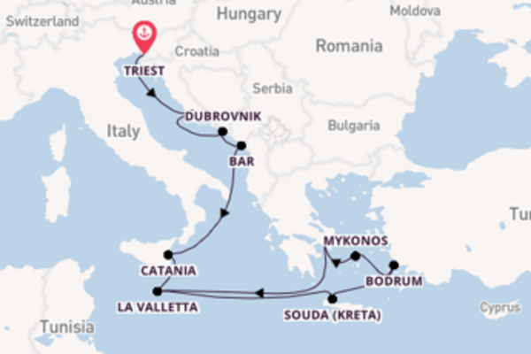 Geniet van het stralende Catania met TUI Cruises
