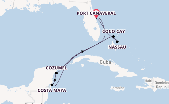 Caribbean vanaf Port Canaveral, Verenigde Staten met de Harmony of the Seas®