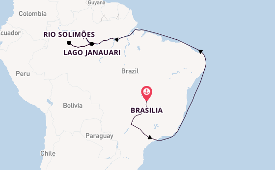 Amazone vanaf Manaus, Brazilië met de Amazon Clipper Premium