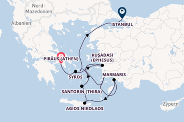 11 Tage Mittelmeer Reise