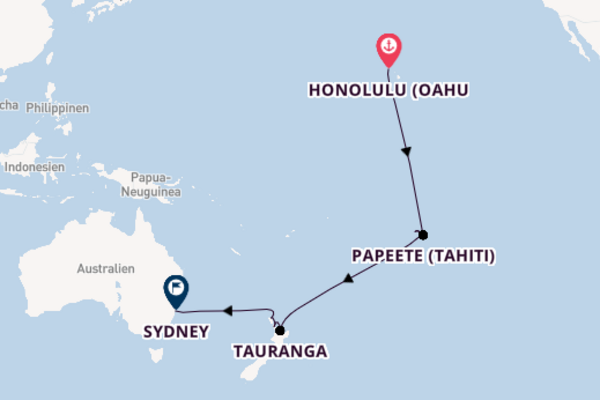 Celebrity Solstice - Wahre Traumziele: Hawaii, Südsee & Sydney