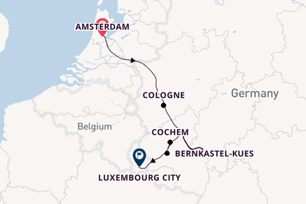 Rhine River, Europe from Amsterdam, Netherlands with the AmaPrima