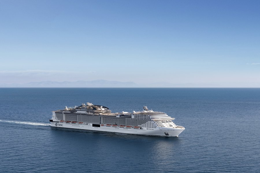 at sea