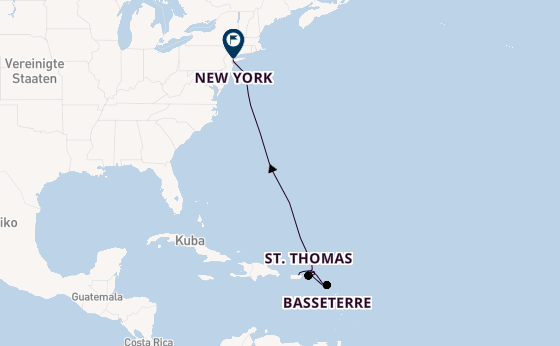 Karibik ab San Juan, Puerto Rico auf der Norwegian Prima