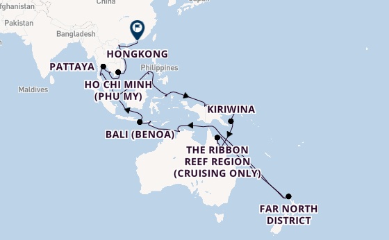 Zuidoost-Azië vanaf Singapore, Singapore met de Westerdam