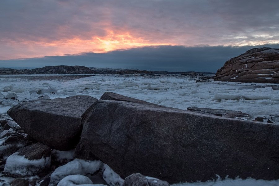 Arctic Ocean from Nuuk, Greenland with the Silver Wind