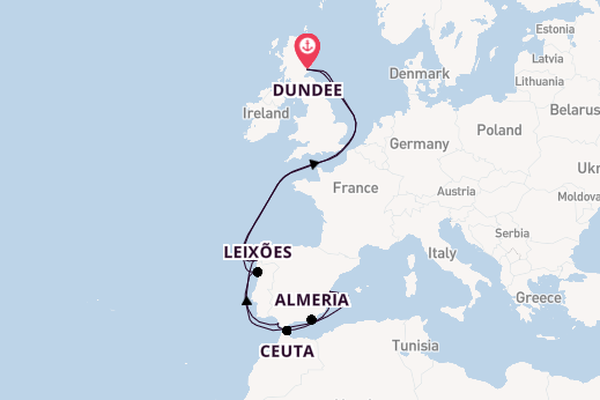 Sailing from Dundee with the Ambition
