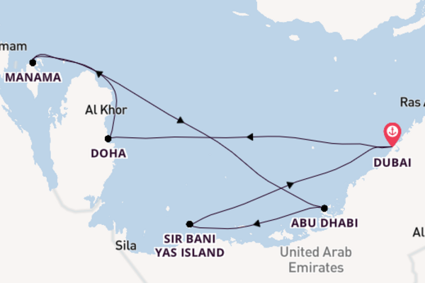 The Amazing Arabian Gulf From Dubai With 5* Stay