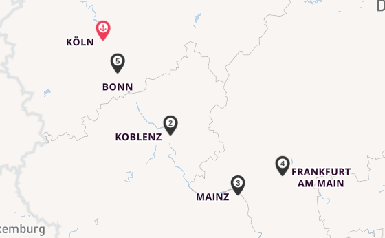 Rhein ab Köln, Deutschland auf der A-ROSA SILVA