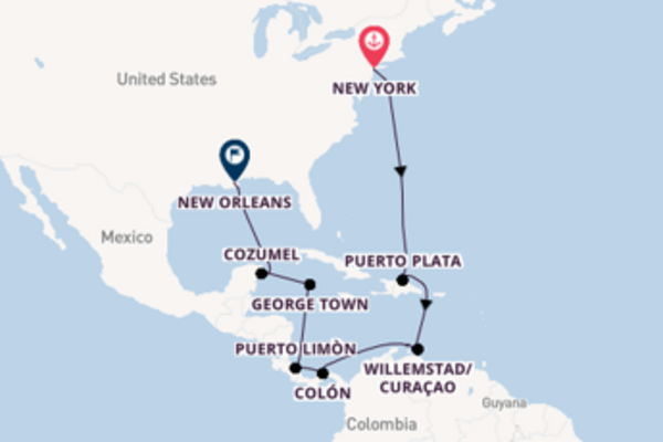 15 day cruise with the Norwegian Breakaway to New Orleans