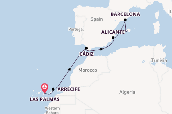 Cruise met AIDA Cruises naar het fascinerende Palma de Mallorca