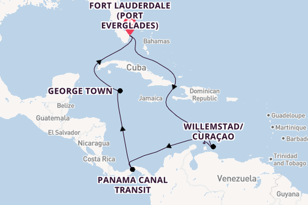 Caribbean from Fort Lauderdale (Port Everglades), Florida, USA with the Celebrity Ascent