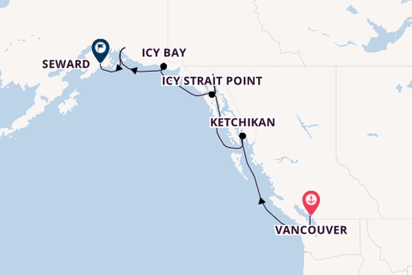 Alaska & West Canada from Vancouver, Canada with the Silver Whisper