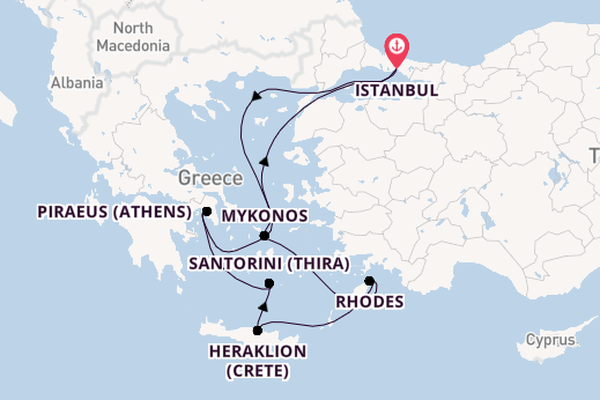 Greek Isles Adventure from Istanbul