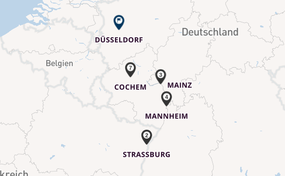 Rhein ab Strassburg, Frankreich auf der VIVA MOMENTS