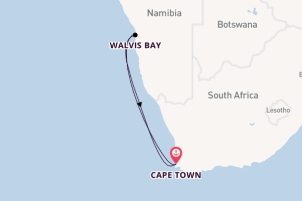 6 day cruise from Cape Town