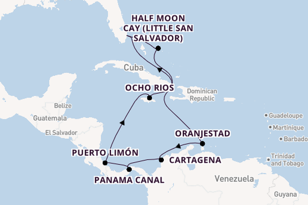 Luxury Panama Canal with Colombia, Costa Rica & Jamaica