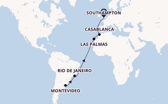 Transatlantic from Buenos Aires, Argentina with the Majestic Princess