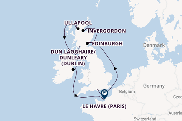 British Isles from Southampton, England with the Sonata (Oceania)