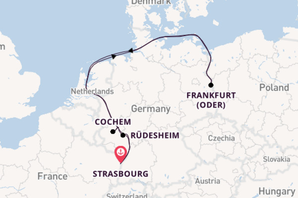 Trip with CroisiEurope from Strasbourg