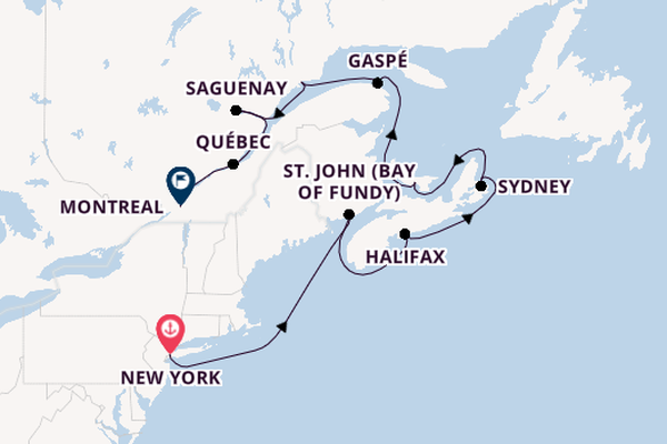USA Ostküste ab New York auf der Seven Seas Splendor