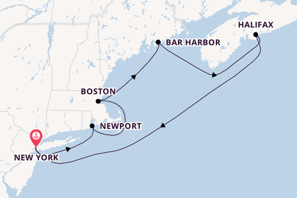 East Coast of America from New York, USA with the Norwegian Getaway