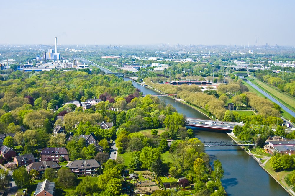 Rijn vanaf Geesthacht, Duitsland met de VIVA RUBY