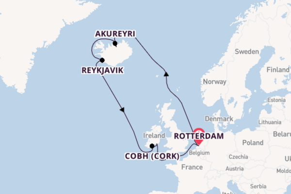 Cruise met Celebrity Cruises naar het fenomenale Rotterdam