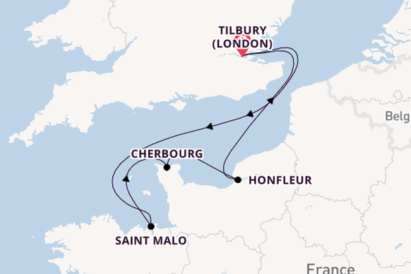 6 day trip from Tilbury (London)