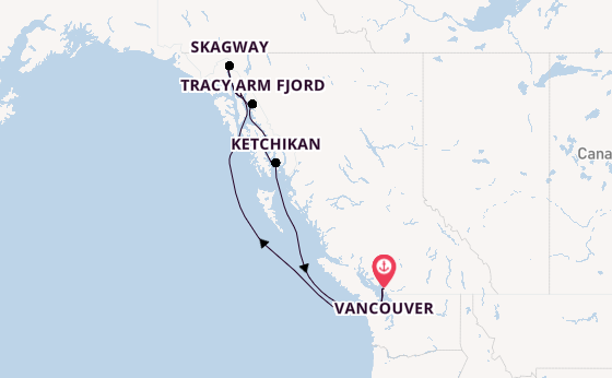 Alaska & West Canada from Vancouver, Canada with the Nieuw Amsterdam