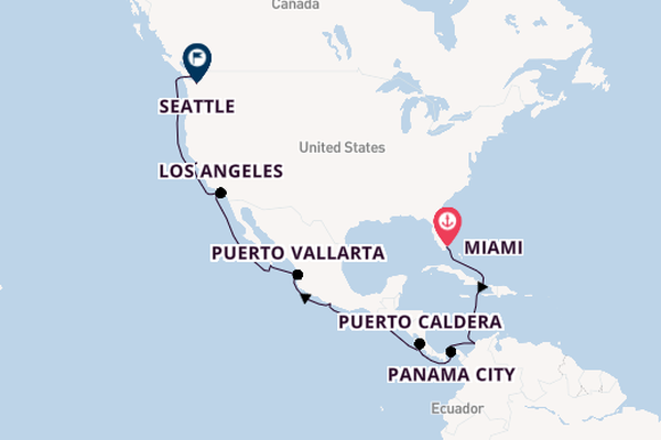 Central America from Miami, Florida with the Norwegian Encore