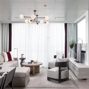 Come aboard the Celebrity Beyond and discover one of 104 cabin categories on a total of 15 decks that can accommodate 3260 passengers. Choose your dream cabin and feel at home on board the Celebrity Beyond!