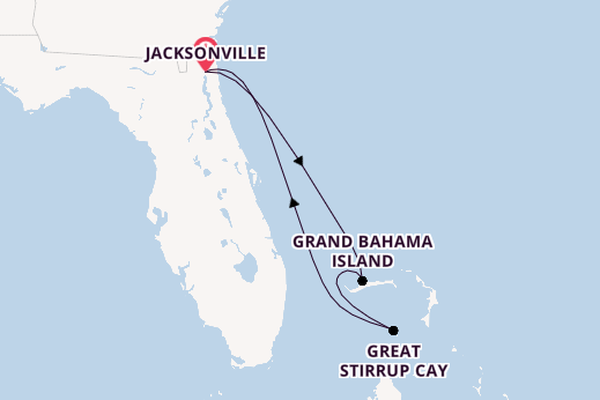 Caribbean from Jacksonville, Florida with the Norwegian Dawn