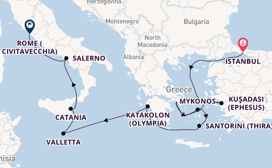 ALL INCLUSIVE: Greek Islands, Malta & The Amalfi Coast 