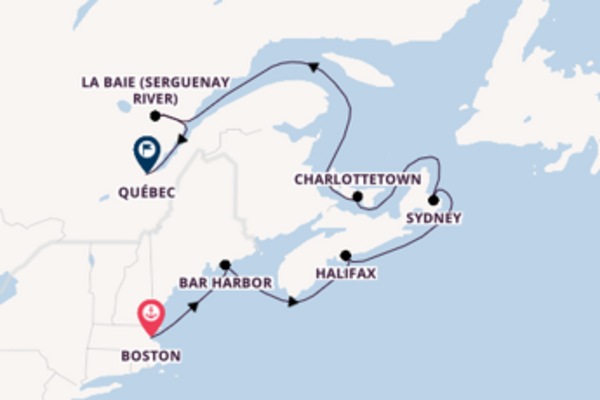 8daagse cruise naar Halifax