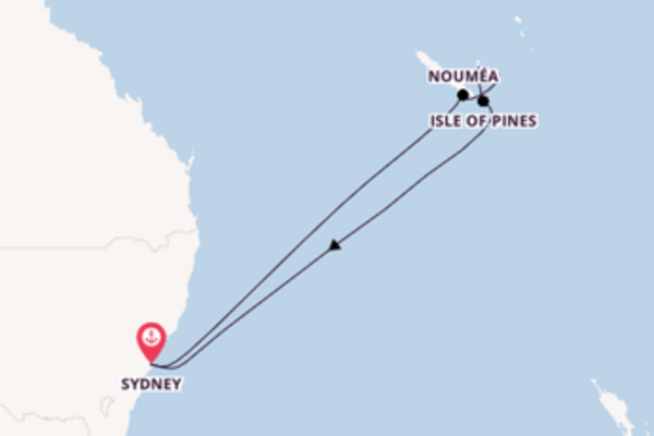 10 day cruise on board the Carnival Splendor from Sydney